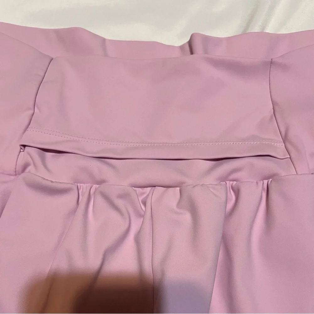 HALARA Pink High Waist Athletic Shorts Size X-Large Long Biker Women’s - Picture 6 of 8